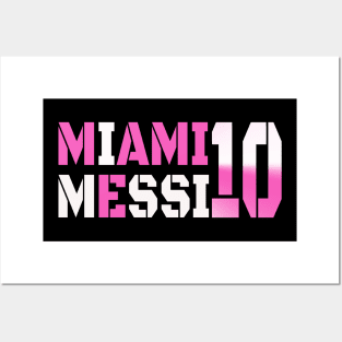 Miami Messi 10 Posters and Art